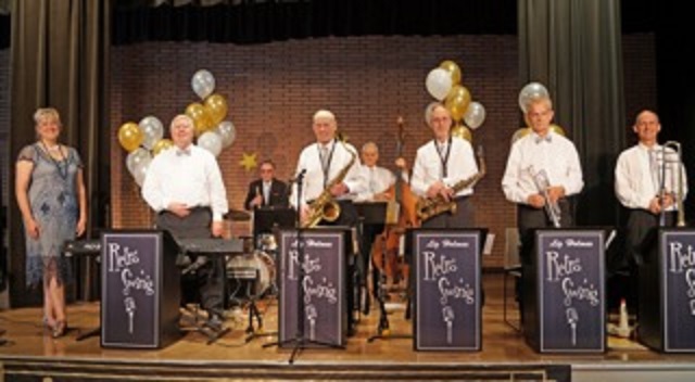 retro swing band at prom with Liz Holmes vocalist